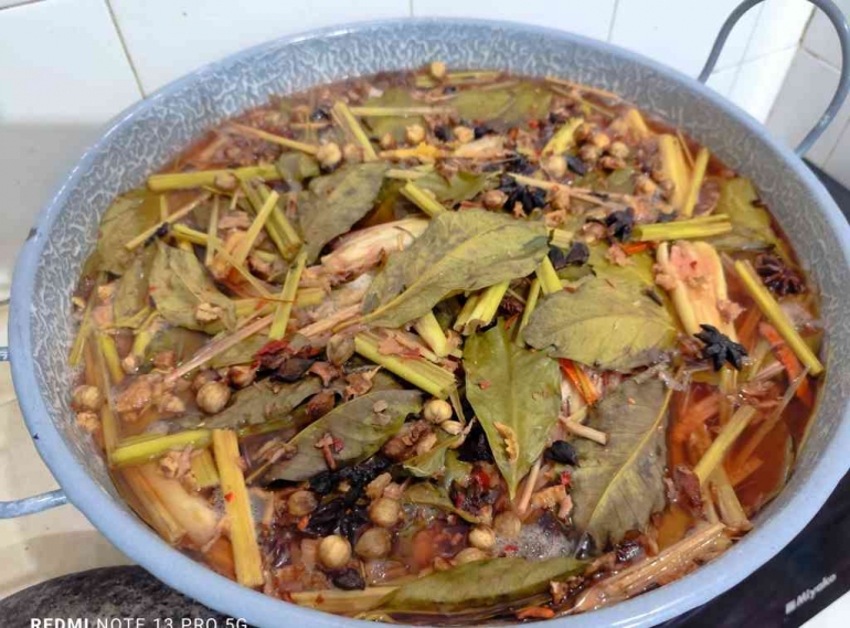 Saat dimasak. (Dokumen pribadi)Â