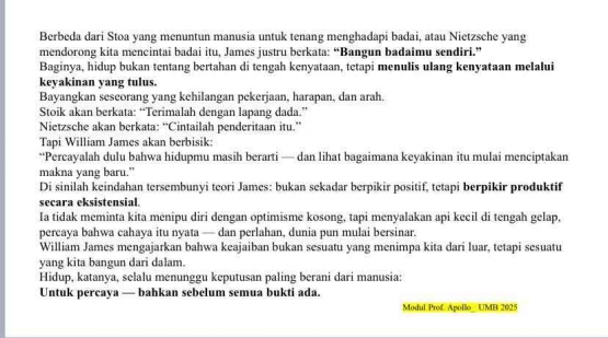 Sumber : Modul Prof Apollo