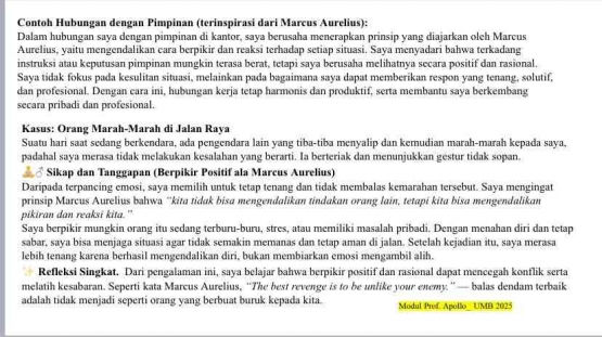 Sumber : Modul Prof Apollo