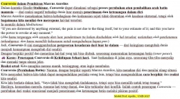 Marcus Aurelius (Sumber: Modul Etik Mercu Buana dan Pendidikan Anti Korupsi)