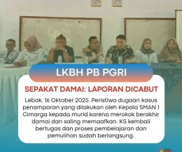 Nota kesepakatan damai dengan orang tua dan kepala SMAN 1 Cimarga Lebak, sumber dokpri