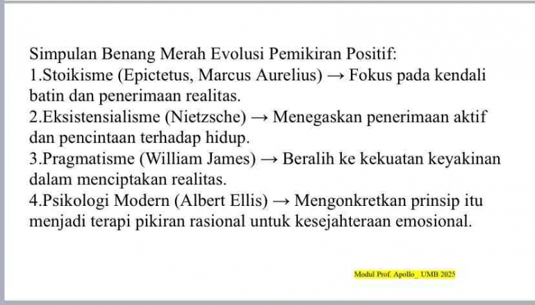 Sumber : Modul Prof Apollo