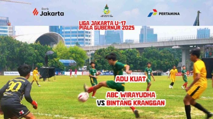 ABC Wirayudha Vs Bintang Kranggan. Dua kali laga, dua kali 0-0. Adu kuat di Liga Jakarta U-17. Foto: Isson Khairul
