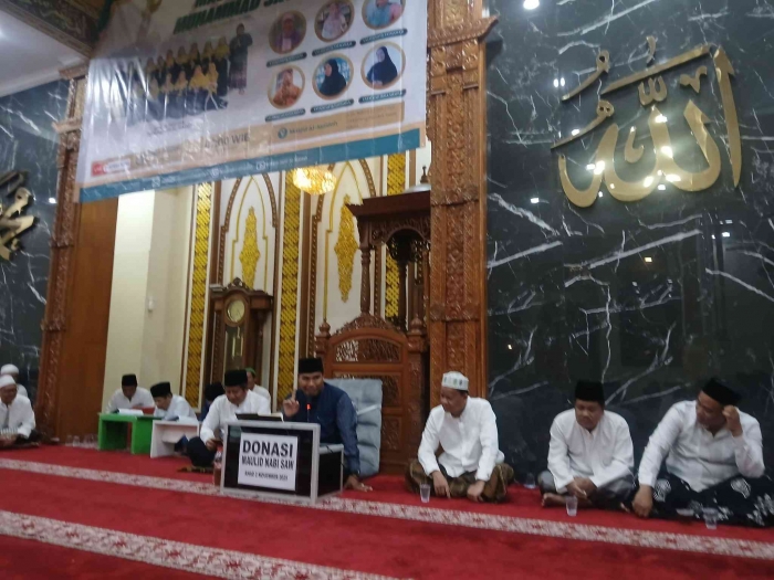 Ustadz Ubeidillah di Masjid Al Maidah/dokpri