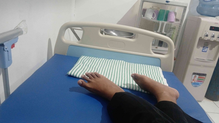 Omjay di poliklinik labschool/dokpri