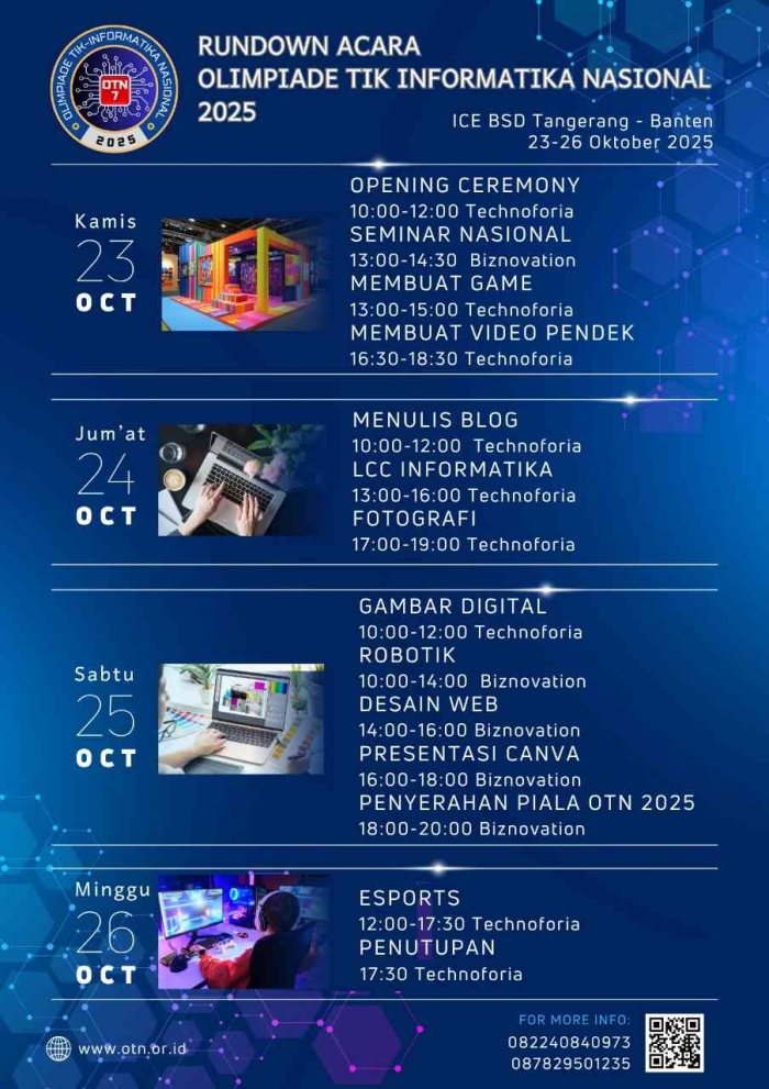Susunan acara lomba otn/dokpri