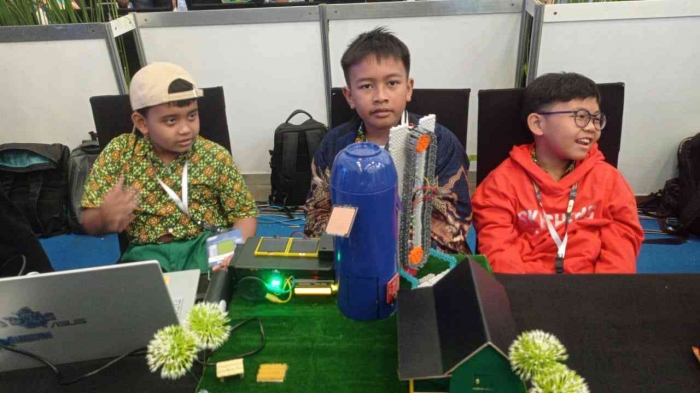 Peserta lomba robotik/dokpri