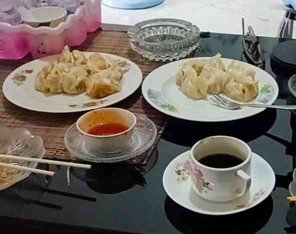 Gyoza Mbah Mirah Sambel Kediri (Dokumentasi pribadi: Isti Yogiswandani)