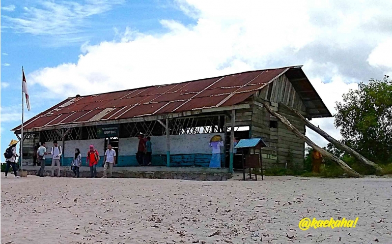 (Replika) Bangunan SD Muhamadiyah Gantong, Pusat Cerita Novel dan Film Laskar Pelangi | @kaekaha!