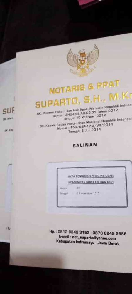 Akta notaris kogtik/dokpri