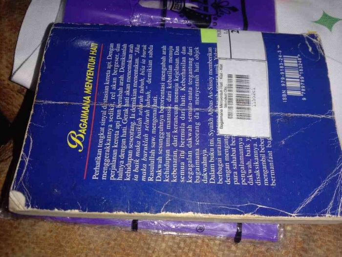 Bagian belakang buku/dokpri