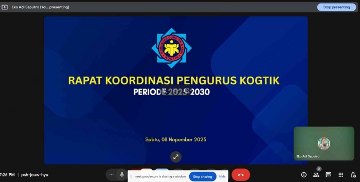 Rakor pengurus kogtik/dokpri