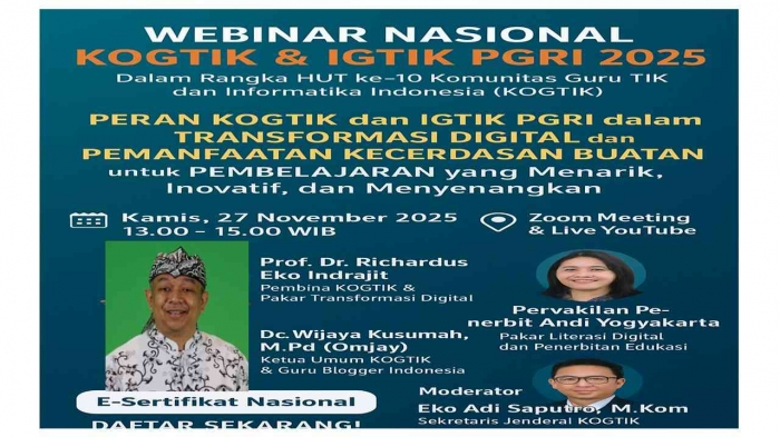 flyer acara hut kogtik/dokpri