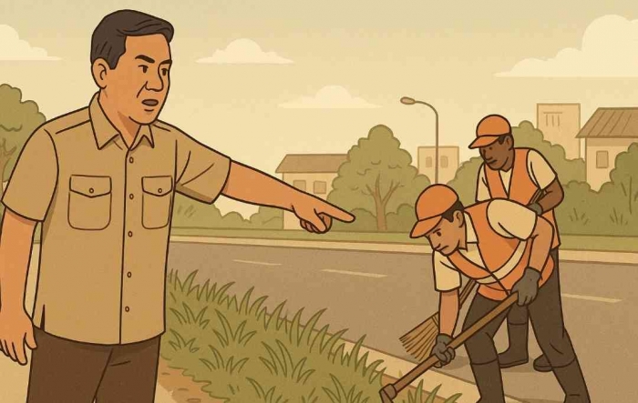 Ilustrasi Intruksi Langsung Pimpinan Tinggi ke PHL (Jaf)
