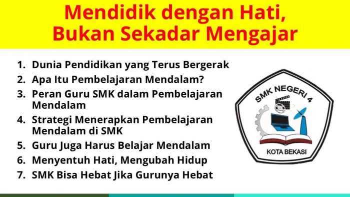 Mendidik dengan hati/dokpri