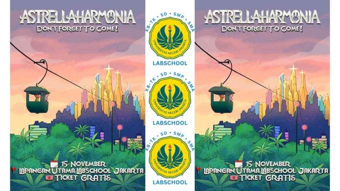 Flyer pentas seni SMP Labschool Jakarta/dokpri