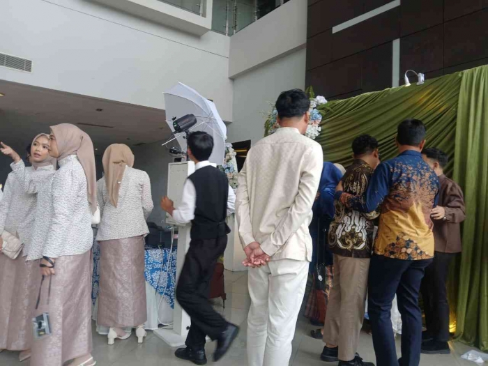 Omjay kondangan di Cakung/dokpri