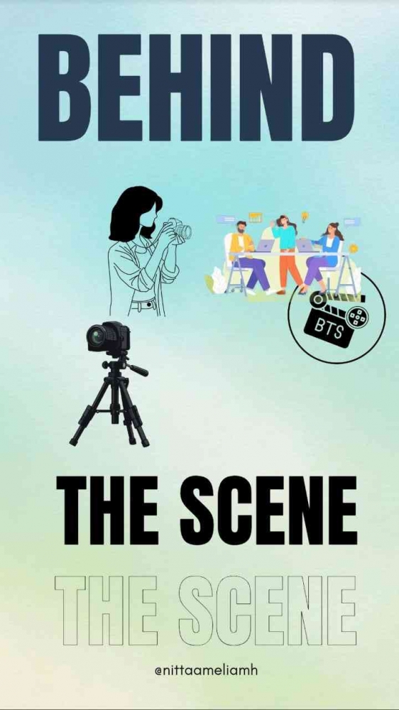 Gambar: Gambaran Umum Proses Syuting di Balik Layar Sumber: Desain Pribadi