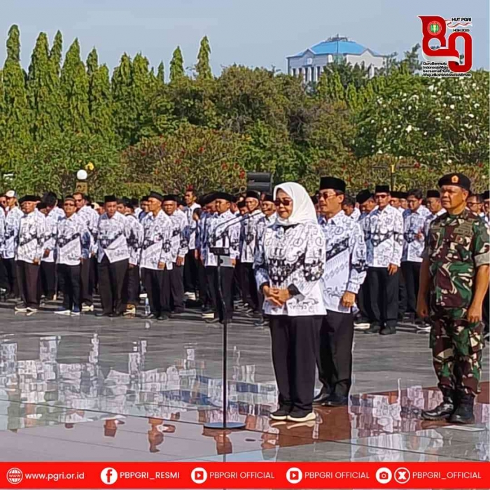 Ketua umum pb pgri di tmp kalibata/dokpri