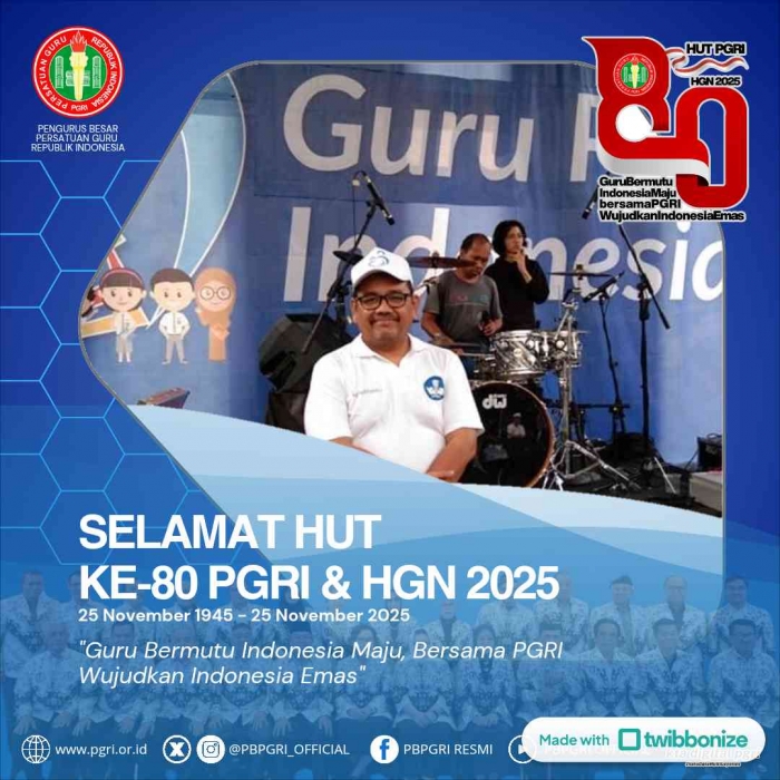 Selamat hut pgri ke-80/dokpri