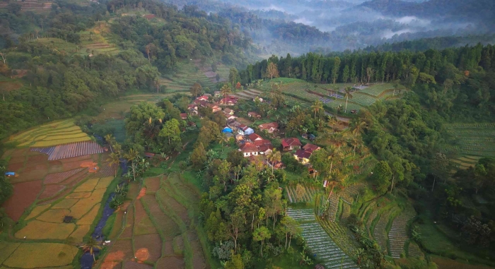 Drone shot lanskap Kampung Sukagalih (2025) dok.pribadi/Alexander Sen