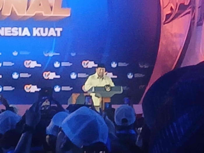 Sambutan presiden prabowo di acara hgn 2025/dokpri