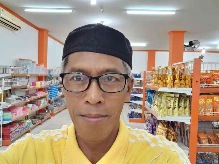 Lorong toko swalayan sepi (dokpri)