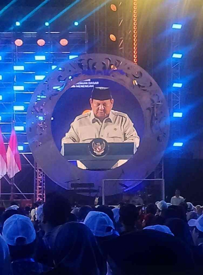 pidato presiden prabowo/dokpri