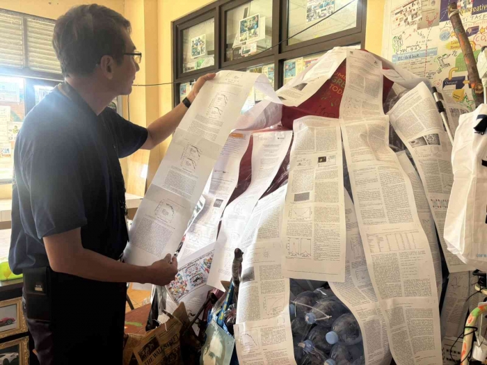 (Sumber pribadi) Pohon papers di lab EAT, CAP, UNPATTI.