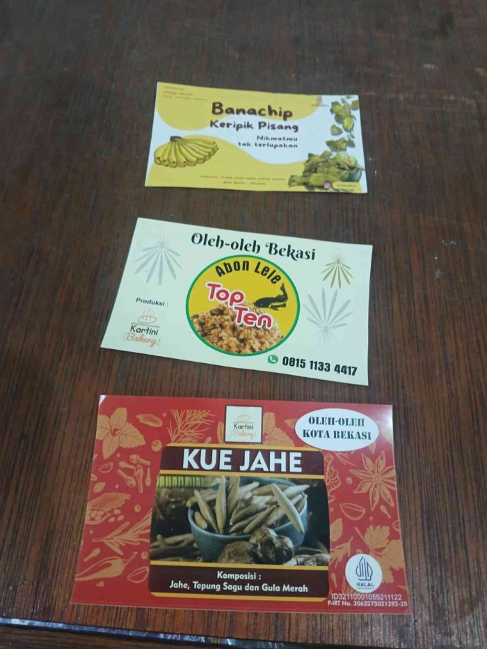 Label produk Kartini bakery/dokpri