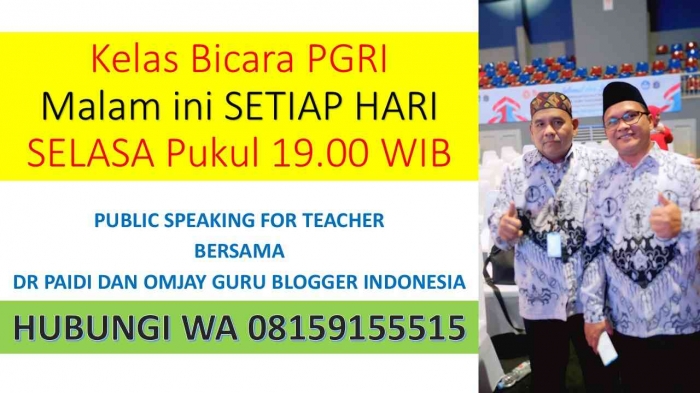 Info kelas bicara/dokpri
