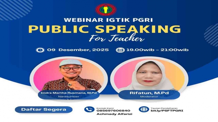 kelas bicara malam ini pukul 19.00 wib/dokpri