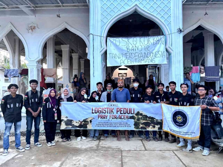 Himpunan Mahasiswa Teknik Logistik (Himatelogis) Universitas Malikussaleh Salurkan Bantuan Untuk Korban Banjir Aceh, 7/12/2025