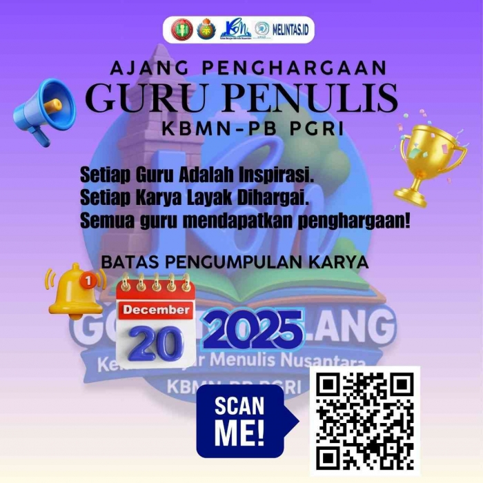 anugerah guru penulis KBMN PGRI/dokpri