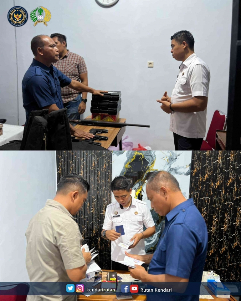 Wujudkan Sinergitas APH, Satuan Intelkam Polda Sultra Cek Senjata Api ...