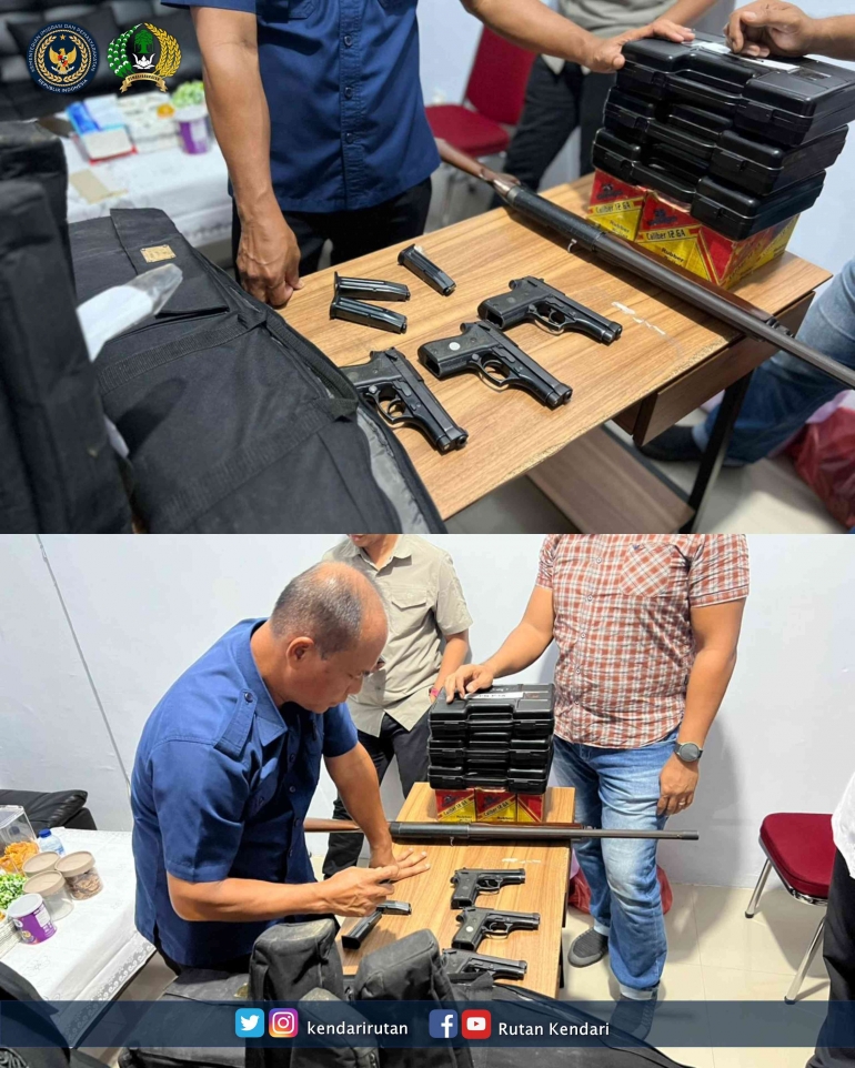Wujudkan Sinergitas APH, Satuan Intelkam Polda Sultra Cek Senjata Api ...