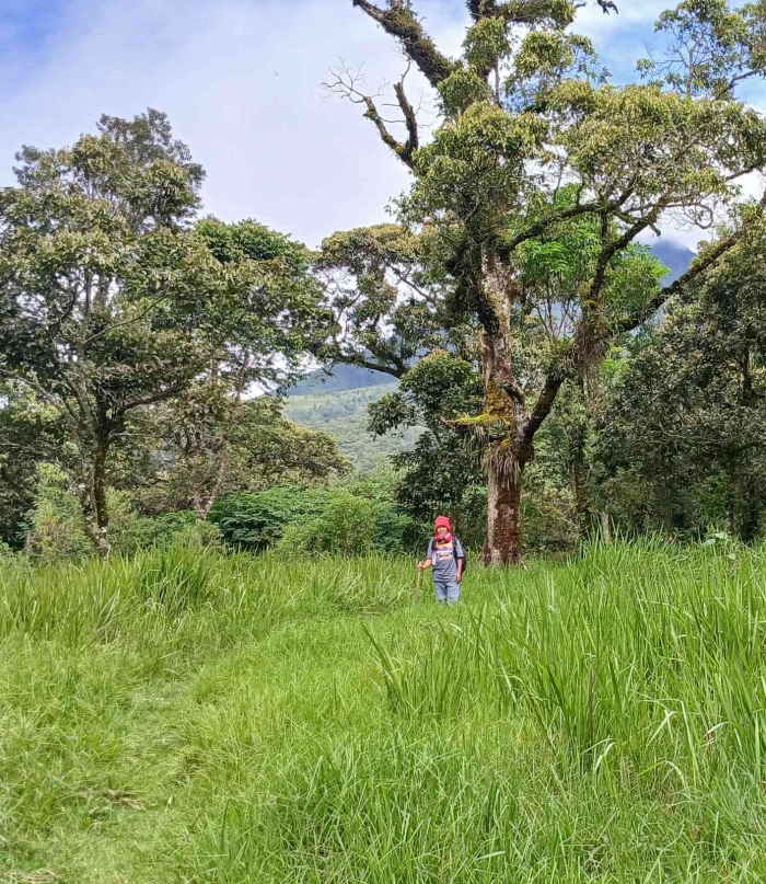 Dekat lokasi camping ternyata view nya cantik (Dokumentasi pribadi: Isti Yogiswandani)