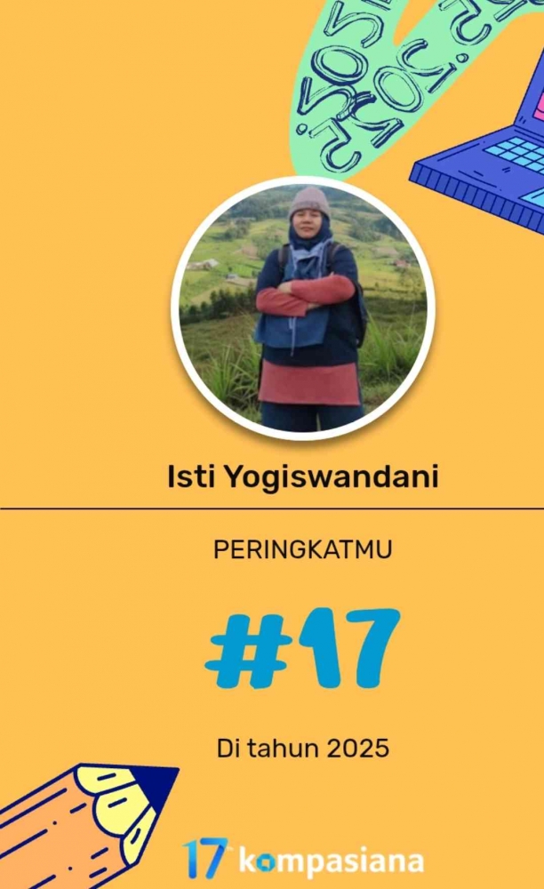Peringkat 17, sama seperti usia kompasiana. Kompak Seiring sejalan? ( Tangkapan layar kilas balik Kompasiana 2025)