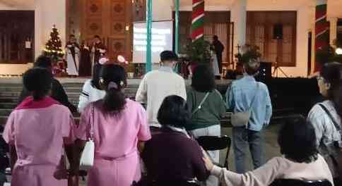 Foto Renungan Bersama di Lembah Karmel. Sumbef Dokumentasi Pribadi.