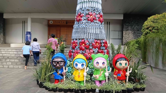 Kehidupan religius di Gereja Santo Ambroisius Villa Melati Tangerang. Sumber Dokumentasi Pribadi.