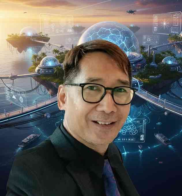 (Prof. Elim own created photo) An illustration stated that scientist is more important than her works.