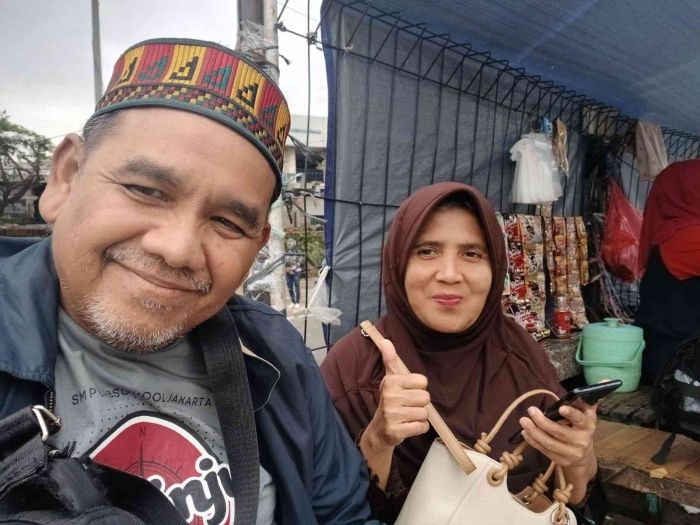 Omjay dan istri tercinta/dokpri