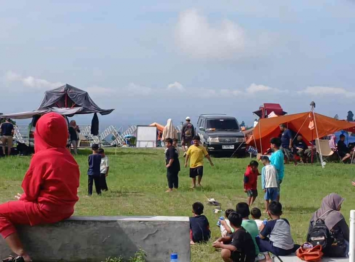 Seru nya kompetisi sepak bola Mini dalam acara camping Vantastic 2 CVI Jateng (Dokumentasi pribadi: Isti Yogiswandani)