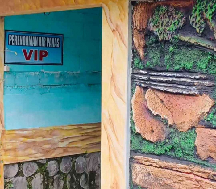Tempat berendam VVIP (Dokumentasi pribadi: Isti Yogiswandani)