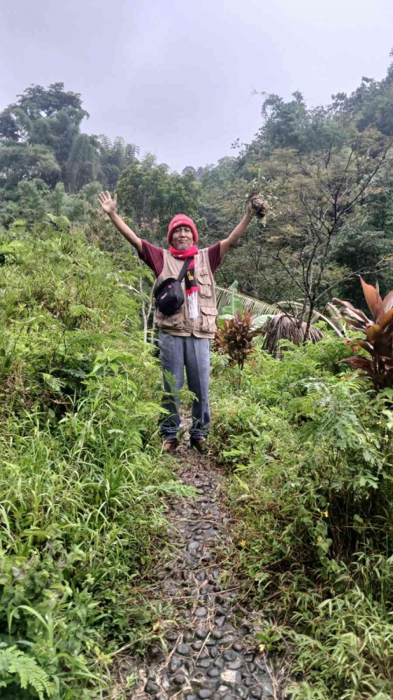 Sudah lega. Perjalanan pulang dari Air Terjun Widodaren(Dokumentasi pribadi: Isti Yogiswandani)