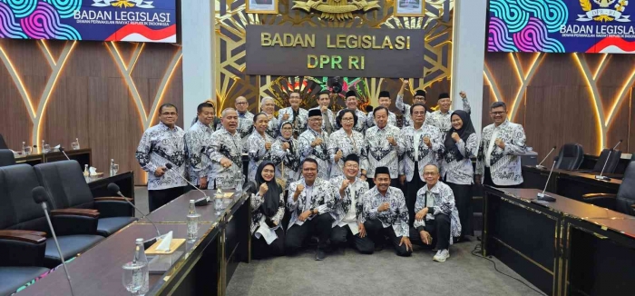 Perwakilan PB PGRI di Baleg DPR RI/dokpri