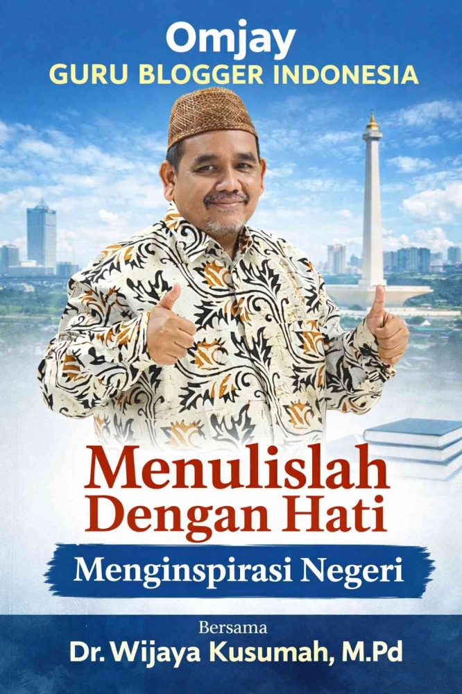 Buku Omjay guru Blogger Indonesia/dokpri