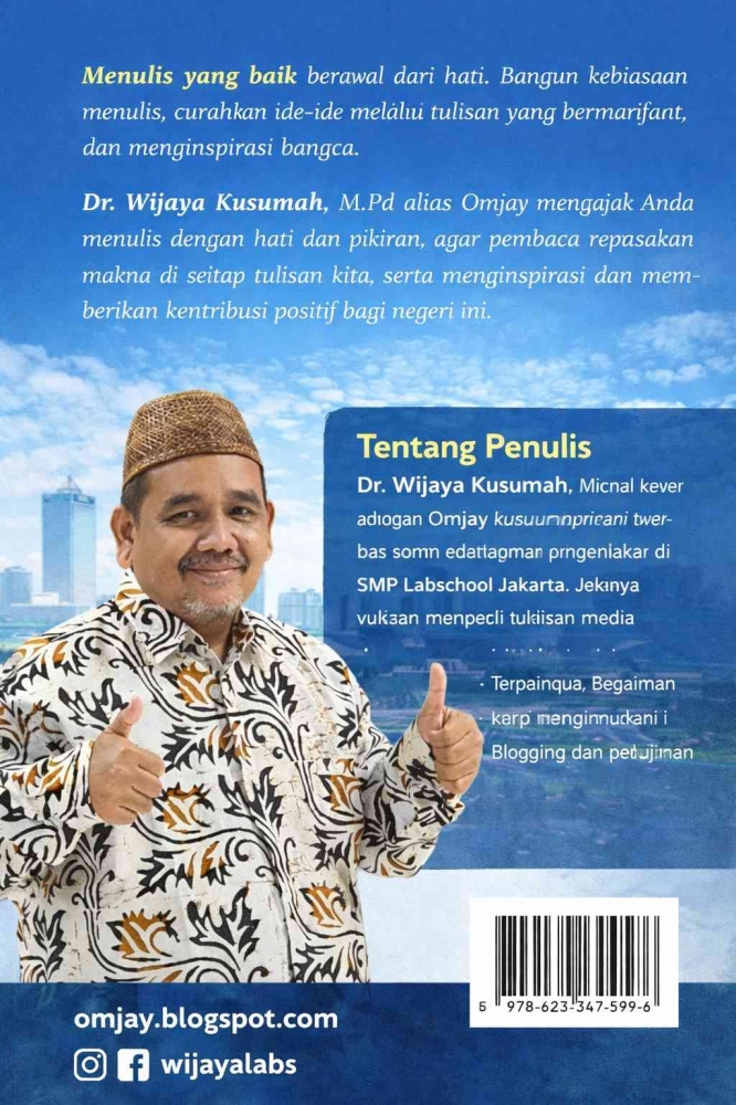 buku terbaru Omjay/dokpri