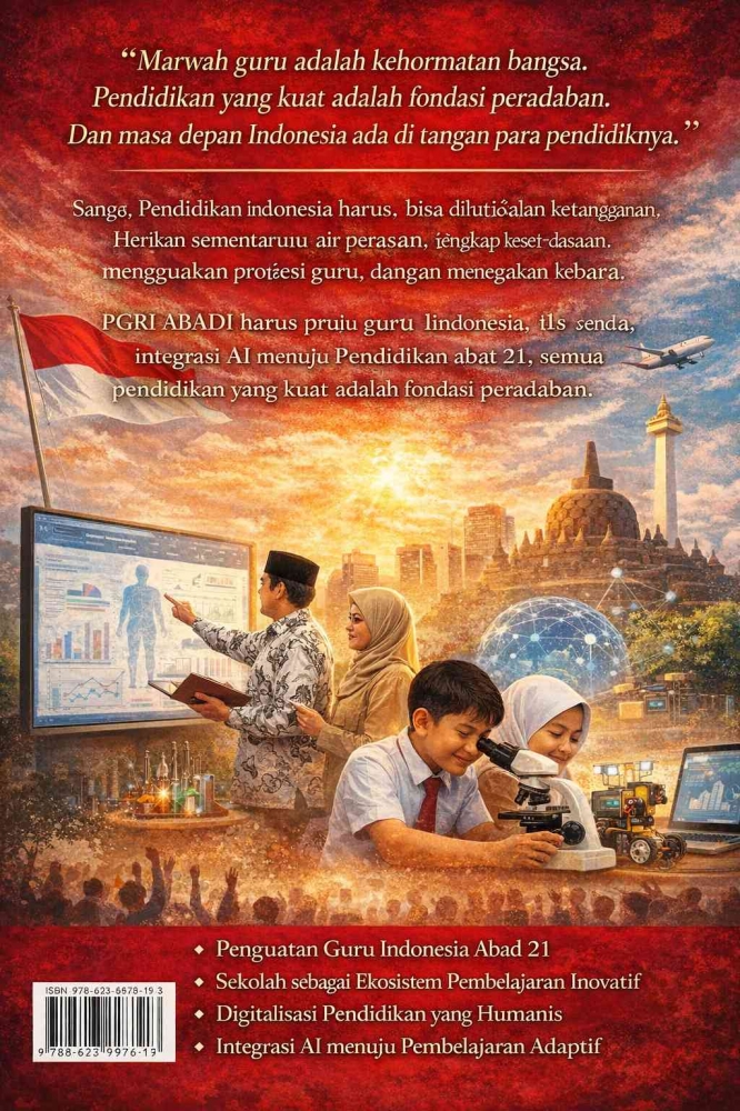 Covaer bagian belakang Buku/ChatGPT