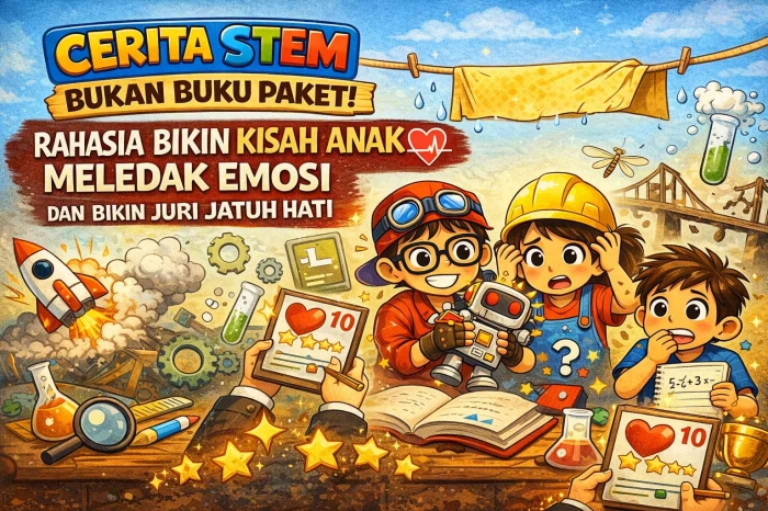 Cerita STEM Bukan Buku Paket! Rahasia Bikin Kisah Anak Meledak Emosi dan Bikin Juri Jatuh Hati /dokpri